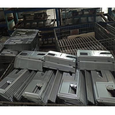 Fabricação de chapas metálicas de precisão de peso leve com acabamento liso