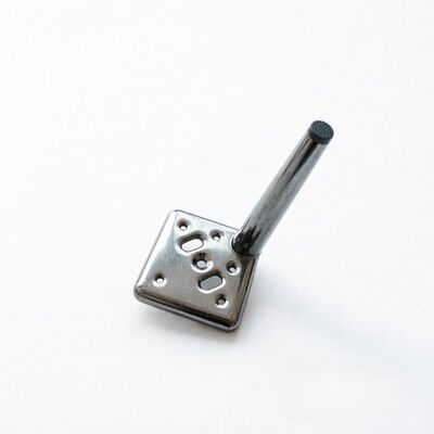 Pés de tubo Pés de tubo de metal Pés de pé padrão Componentes de suporte industrial duráveis para aplicações de móveis e equipamentos