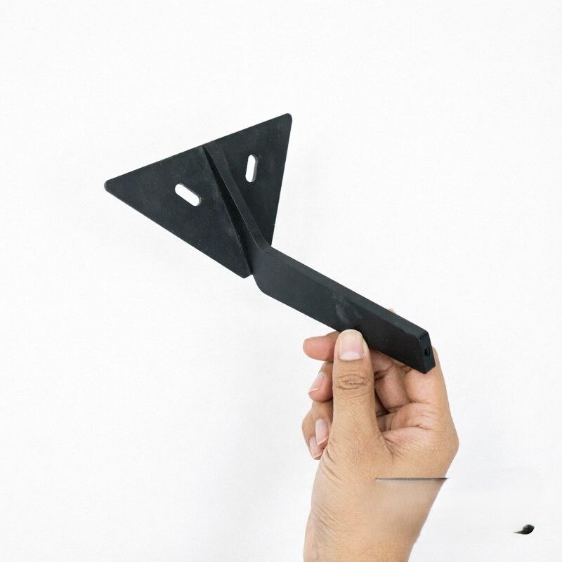 Pé de tubo de ferro com diâmetro personalizado, adequado para a maioria das pernas de móveis, pernas de ferro resistentes projetadas para estabilidade e longevidade